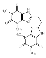 Theophylline,8,8'-ethylenebis[6-thio- (7CI,8CI)结构式