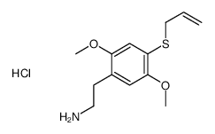 2-(2,5-dimethoxy-4-prop-2-enylsulfanylphenyl)ethanamine,hydrochloride Structure