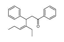 4-ethyl-1,3-diphenylhept-4-en-1-one结构式