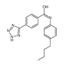 N-(4-butylphenyl)-4-(2H-tetrazol-5-yl)benzamide Structure