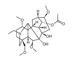 14-O-acetylbrowniine Structure