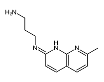 N'-(7-methyl-1,8-naphthyridin-2-yl)propane-1,3-diamine结构式