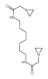 1-Aziridineacetamide, N,N-1,7-heptanediylbis-结构式
