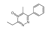 3-ethyl-5-methyl-4-oxido-6-phenyl-1,2,4-triazin-4-ium结构式