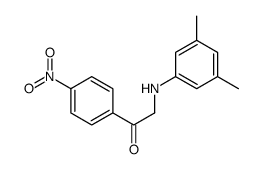 2-(3,5-dimethylanilino)-1-(4-nitrophenyl)ethanone Structure