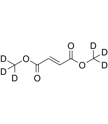 Dimethyl fumarate d6 Structure