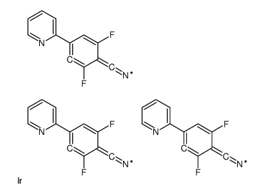 Tri[2-(5-cyano-4,6-difluorophenyl)pyridinato-C2,N] Iridium(III) picture