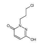 2-(3-chloropropyl)-1H-pyridazine-3,6-dione结构式