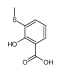 2-Hydroxy-3-(methylthio)benzoic acid Structure