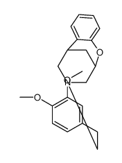 4-(3,4-Dimethoxyphenethyl)-3,4,5,6-tetrahydro-2,6-methano-2H-1,4-benzoxazocine结构式