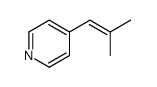 4-(2-methylprop-1-enyl)pyridine Structure