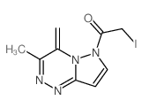 2-iodo-1-(3-methyl-2-methylidene-1,4,5,9-tetrazabicyclo[4.3.0]nona-3,5,7-trien-9-yl)ethanone picture