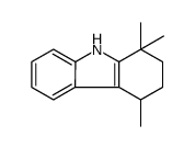 1,1,4-trimethyl-2,3,4,9-tetrahydrocarbazole结构式