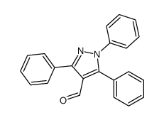 1,3,5-triphenylpyrazole-4-carbaldehyde Structure