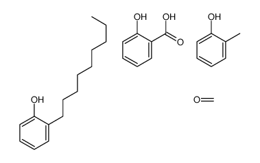 formaldehyde,2-hydroxybenzoic acid,2-methylphenol,2-nonylphenol结构式