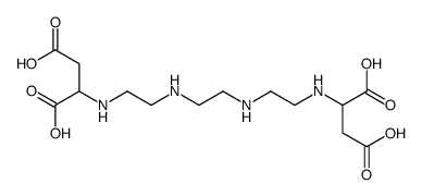 2-[2-[2-[2-(1,2-dicarboxyethylamino)ethylamino]ethylamino]ethylamino]butanedioic acid Structure