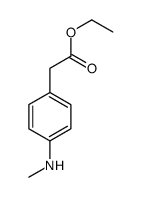 ethyl 2-[4-(methylamino)phenyl]acetate Structure