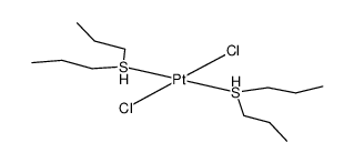 trans-Pt(Pr2S)2Cl2 Structure