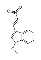 1-methoxy-3-(2-nitroethenyl)indole结构式