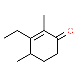 2-Cyclohexen-1-one, 3-ethyl-2,4-dimethyl- (4CI) structure