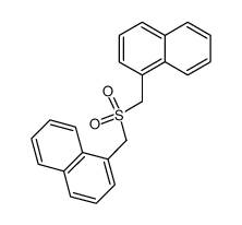 bis-[1]naphthylmethyl sulfone结构式