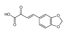 4-benzo[1,3]dioxol-5-yl-2-oxo-but-3-enoic acid结构式