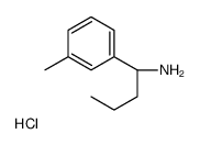 (1R)-1-(3-甲基苯基)丁胺盐酸盐结构式