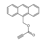 anthracen-9-ylmethyl prop-2-ynoate Structure