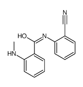 Benzamide, N-(2-cyanophenyl)-2-(methylamino)- (9CI) picture