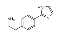 2-[4-(1H-imidazol-2-yl)phenyl]ethanamine Structure