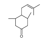 3,5-Dimethyl-4-(3-methyl-2-butenyl)cyclohexanone structure