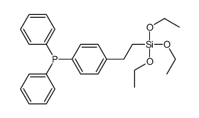 diphenyl-[4-(2-triethoxysilylethyl)phenyl]phosphane Structure