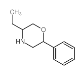 5-ethyl-2-phenyl-morpholine structure