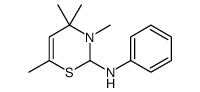 3,4,4,6-tetramethyl-N-phenyl-2H-1,3-thiazin-2-amine结构式