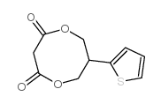 propanedioic acid (2-thienyl methylene)dimethyl ester Structure
