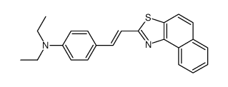 4-(2-benzo[e][1,3]benzothiazol-2-ylethenyl)-N,N-diethylaniline Structure