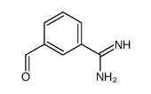 Benzenecarboximidamide, 3-formyl- (9CI) structure