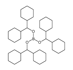 Tris(dicyclohexylmethoxy)borane Structure