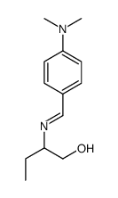 2-[(p-Dimethylaminobenzylidene)amino]-1-butanol结构式