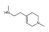 4-Pyridineethanamine,1,2,5,6-tetrahydro-N,1-dimethyl-(9CI)结构式