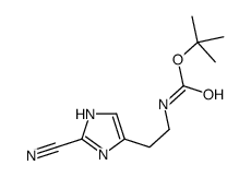 tert-Butyl 2-(2-cyano-1H-imidazol-5-yl)ethylcarbamate picture