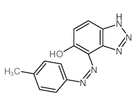 4-[2-(4-methylphenyl)hydrazinyl]benzotriazol-5-one Structure