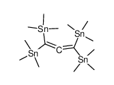 Tetrakis(trimethylstannyl)propadiene structure