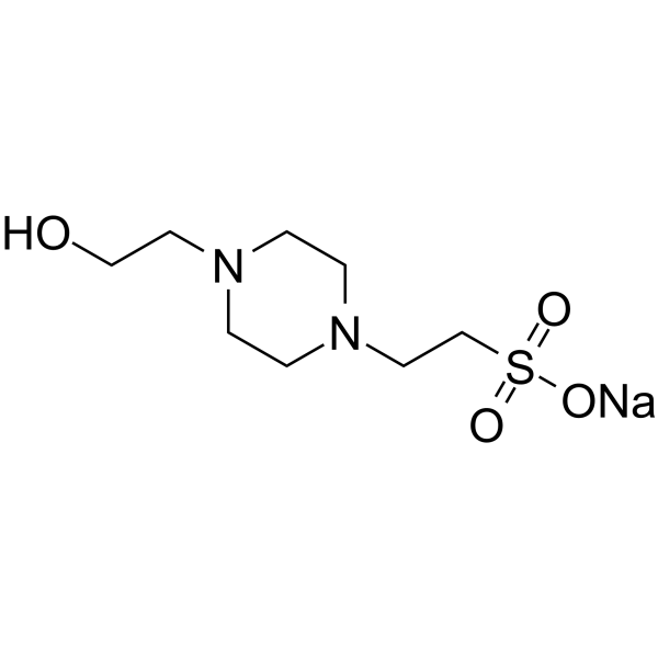 HEPES sodium salt Structure