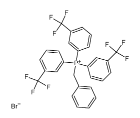 Benzyltris-(m-trifluoromethylphenyl)phosphonium bromide Structure