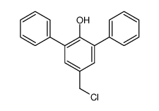 4-chloromethyl-2,6-diphenylphenol Structure