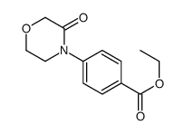 ethyl 4-(3-oxomorpholin-4-yl)benzoate Structure