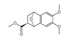 2-endo-carbomethoxy-1,4-epoxy-6,7-dimethoxy-1,2,3,4-tetrahydronaphthalene Structure