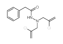 Phenylacetic acid 2,2-bis(2-chloroallyl) hydrazide Structure