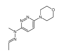 acetaldehyde methyl[6-(4-morpholinyl)-3-pyridazinyl]hydrazone Structure